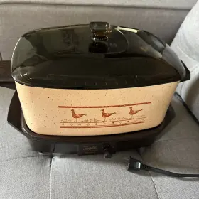 84076 West Bend Vintage 6 Quart Multi Purpose Slow Cooker 5 Settings Slo - Works 84076 West Bend Vintage 6 Quart Multi Purpose Slow Cooker 5 Settings Slo - Works