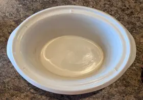 84357 West Bend 6-quart Crock Pot Insert - Model Oval Ceramic Replacement