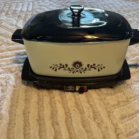 84366 West Bend Vintage 6 Quart Multi Purpose Slow Cooker 5 Settings Tested