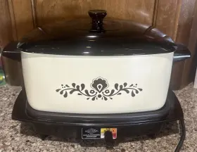 84506 West Bend Vtg 6 Quart Electric Slow Cooker With Domed Glass Lid Made In Usa Tested