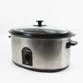 85146 West Bend 6-quart Manual Slow Cooker Crockery Oval Ceramic Insert Dishwasher Safe