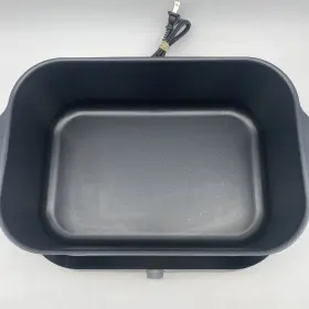 87905 West Bend Slow Cooker And Griddle 5 Quart Non Stick Black Silver 3 Temps #3