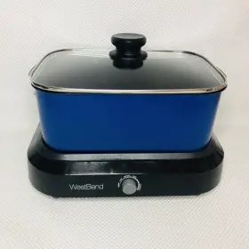 87905b West Bend Slow Cooker/ Skillet Lg Capacity Non-stick Variable Temperature With Bag
