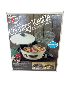 88105 West Bend Vtg Country Kettle Automatic Cooker 5 Quart #88105 Nos New In Box Rare