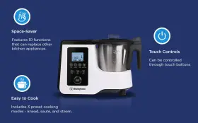 Westinghouse 850067142799 Smart Cooking Machine - 10-in-1 Functionality Open Box