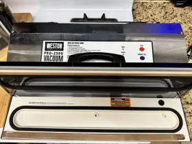 650201 Weston Pro-2300 Stainless Steel Vaccum Sealer Excellent Used Condition Tested