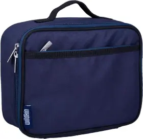 33505 Wildkin Kids Insulated Lunch Box Durable And Reusable For School Whale Blue