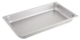 Spfp2 Winco 812944007584 Full Size 2.5 Inch Deep Metal Food Pan/steam Stainless Steel