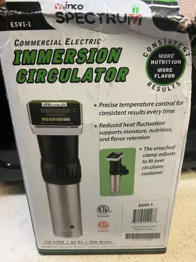 Esvi-1 Winco Sous Vide Cooker Standard Silver