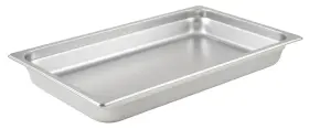 Spjm-102 Winco 2 1/2-inch Anti-jamming Steam Pan Full 2.5 Inch Deep Stainless Steel