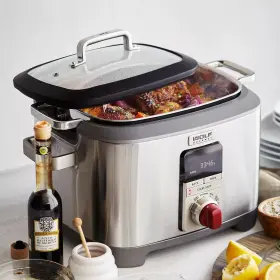Wgsc120sr Wolf Gourmet Programmable 6-in-1 With Temperature Probe 7 Qrt Slow Cook Rice #2