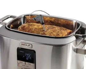 Wgsc120sr Wolf Gourmet Programmable 6-in-1 With Temperature Probe 7 Qrt Slow Cook Rice #3