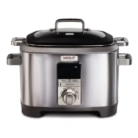 Wgsc120sr Wolf Gourmet Programmable 6-in-1 With Temperature Probe 7 Qrt Slow Cook Rice