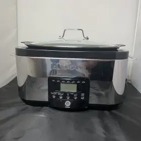 Ccesc020 Wolfgang Puck 6 Quart Slow Cooker Stainless Led Digital 1350 Watt - Tested #2