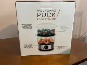 Swpefs1001t Wolfgang Puck Food Steamer 2-tier 400 Watt New In Box