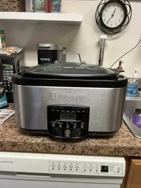 Wpem010 Wolfgang Puck Gourmet 6 Quart Versa Slow Cooker