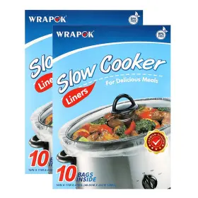 Wrapok 783914826576 Slow Cooker Liners Kitchen Disposable Cooking Bags Bpa Free For Oval O