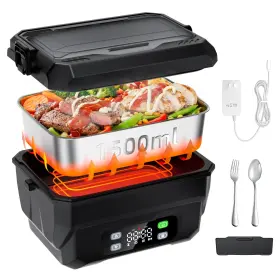 100w Yejoumo 769295716989 Cordless Heated Lunch Box 45w Fast Charging 22000mah Rechargeable Black