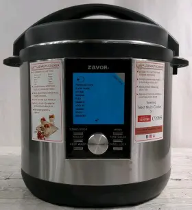 Zsell03 Zavor 8 Quart Lux Lcd Multicooker Model With Accessories - Tested And Working