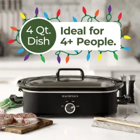 Zing 850047785268 Magnifique 4-quart Slow Cooker With Casserole Manual Warm Setting - Perfect K #2