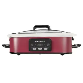 Zing 860011998129 Magnifique Small 4 Quart Casserole Programmable Slow Cooker With Ceramic Baki