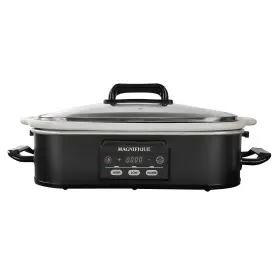 Zing 860011998136 Magnifique Small 4 Quart Casserole Programmable Slow Cooker With Ceramic Baki