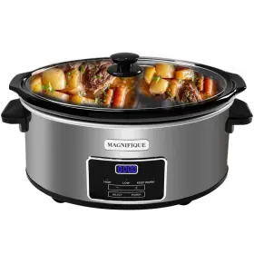 Zing 860011998167 Magnifique 8-quart Digital Programmable Slow Cooker With Timer - Small Kitche