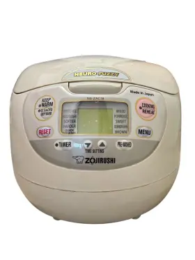 Ns-zac18 Zojirushi Ns-zcc18 Rice Cooker Excludes Cups/spoon. Used. Free Shipping Ns-zac18 Zojirushi Ns-zcc18 Rice Cooker Excludes Cups/spoon. Used. Free Shipping