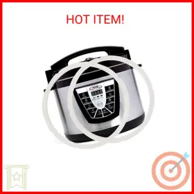 Zonefly 445040368308 Original Sealing Ring For 10 Quart Power Pressure Cooker - Replacement Silicone Gas