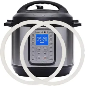 Zonefly 611029591778 Silicone Sealing Ring For Instant Pot - 8 Quart Food-grade Fits Duo D