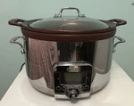 All-clad 7 Quart Slow Cooker Stainless Steel Crock Pot Series SC05 Tested. Fixed Price $119.00.