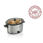 Hamilton Beach 10 Qt Slow Cooker Stoneware Crock With Removable Stainless Steel. Fixed Price $54.17.