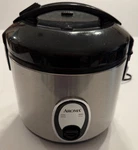 Aroma Stainless Steel 8-CUP Non-stick Rice Cooker ARC-904SB Tested. Fixed Price $15.99.
