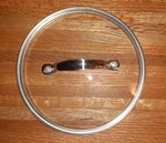 Cuisinart Replacement Glass Pot Pan Skillet Lid 7" Inside 7.5" Outside. Fixed Price $14.95.