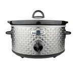 Brentwood 3.5 Quart Diamond Pattern Slow Cooker Stainless Steel. Fixed Price $44.42.