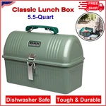 Stanley Classic 5.5 Qt, Vintage Metal Lunchbox, Durable Meal Container. Fixed Price $58.07.