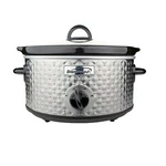 Brentwood Appliances SC136S 3.5-QUART Diamond-pattern Slow Cooker Silver. Fixed Price $44.99.
