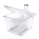 Everie Sous Vide Container 12 Quart With Hinge Lid And Rack Compati.... Fixed Price $76.21.