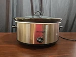 Crockpot Quart Oval Manual Slow Cooker Stainless SCV700-S-BR Excellent Cond. Fixed Price $69.99.