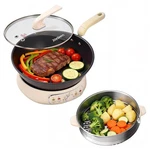 Joydeem 5QT Electric Skillet, Pure Iron Nonstick Frying Pan With Glass Lid & Ste. Fixed Price $110.15.