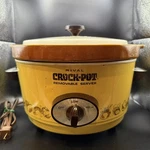 Vintage Rival Crock Pot Quart Removable Stoneware Slow Cooker Model 3350 Testd. Fixed Price $28.00.