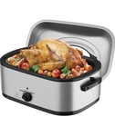 Sunvivi Electric Roaster Oven With Visible Self-basting Lid, 24 Quart Turkey. Fixed Price $89.00.
