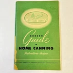 Vnt 1947 National Pressure Cooker Modern Guide To Home Canning Cooking Book. Fixed Price $15.00.