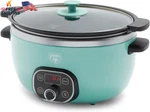 Greenlife 6QT Ceramic Slow Cooker, Pfas-free, Programmable, Removable Healthy No. Fixed Price $115.23.
