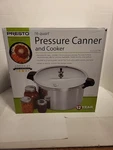 Presto 16-QUART Aluminum Pressure Cooker & Canner, New.. Fixed Price $63.32.