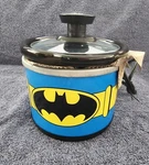 Dc Comics Batman .65 Quart Mini Crock Pot, Slow Cooker New Box. Fixed Price $14.99.