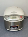 Zojirushi NS-TGC18 Micom Rice Cooker And Warmer 10 Cup Stainless Steel White. Fixed Price $149.00.