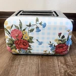 The Pioneer Woman Floral Blue Gingham 2 Slice Wide Toaster Stainless Steel Works. Fixed Price $32.99.