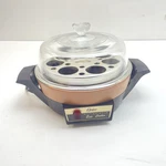 Vtg 70S Oster Automatic Egg Cooker Poacher 579-06B Glass Lid Tested Made In Usa. Fixed Price $74.95.