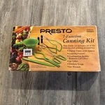 Presto 7-FUNCTION Canning Kit 09995 Green New Open Box. Fixed Price $15.00.